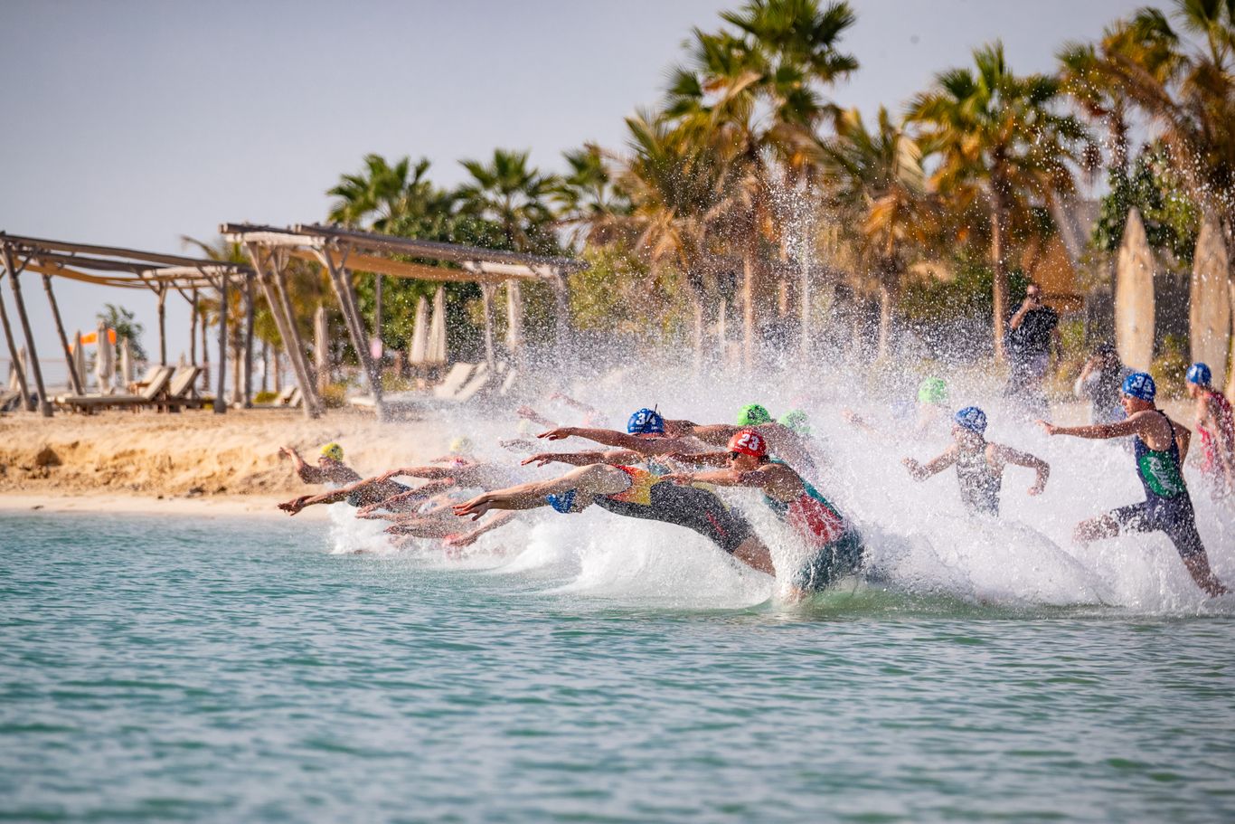 Triathlon athletes