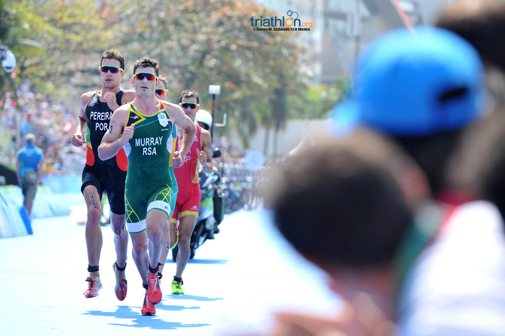 Richard Murray running in Rio