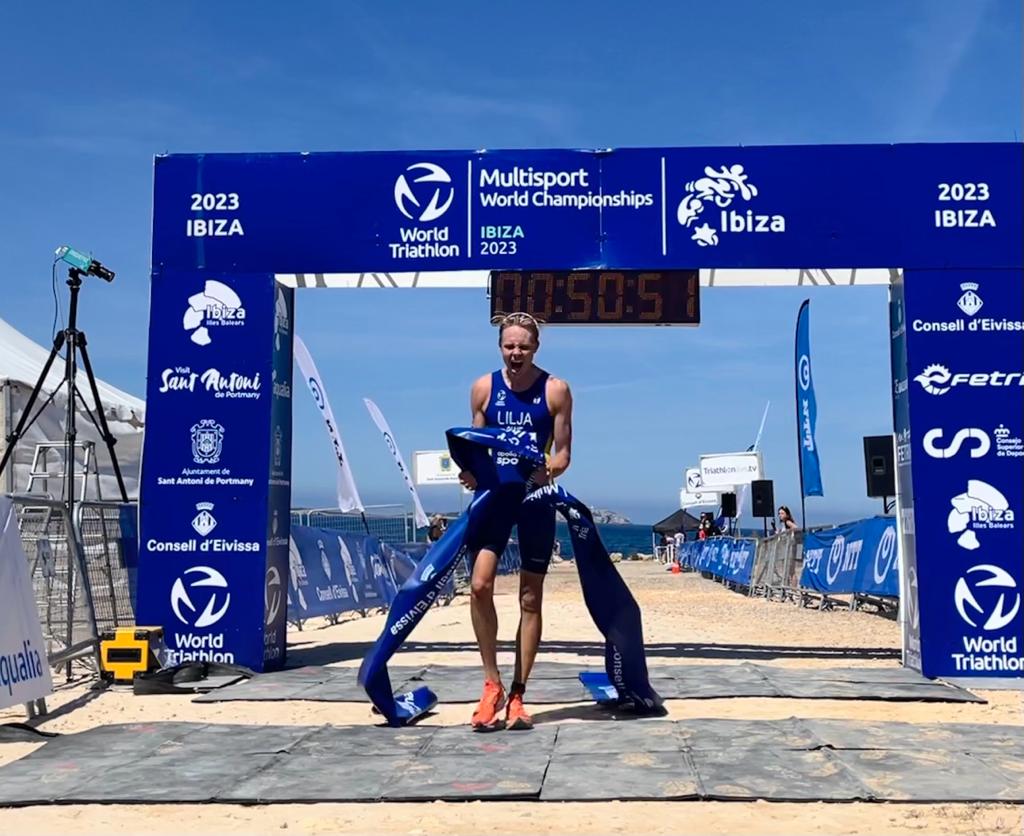 junior men's cross tri winner