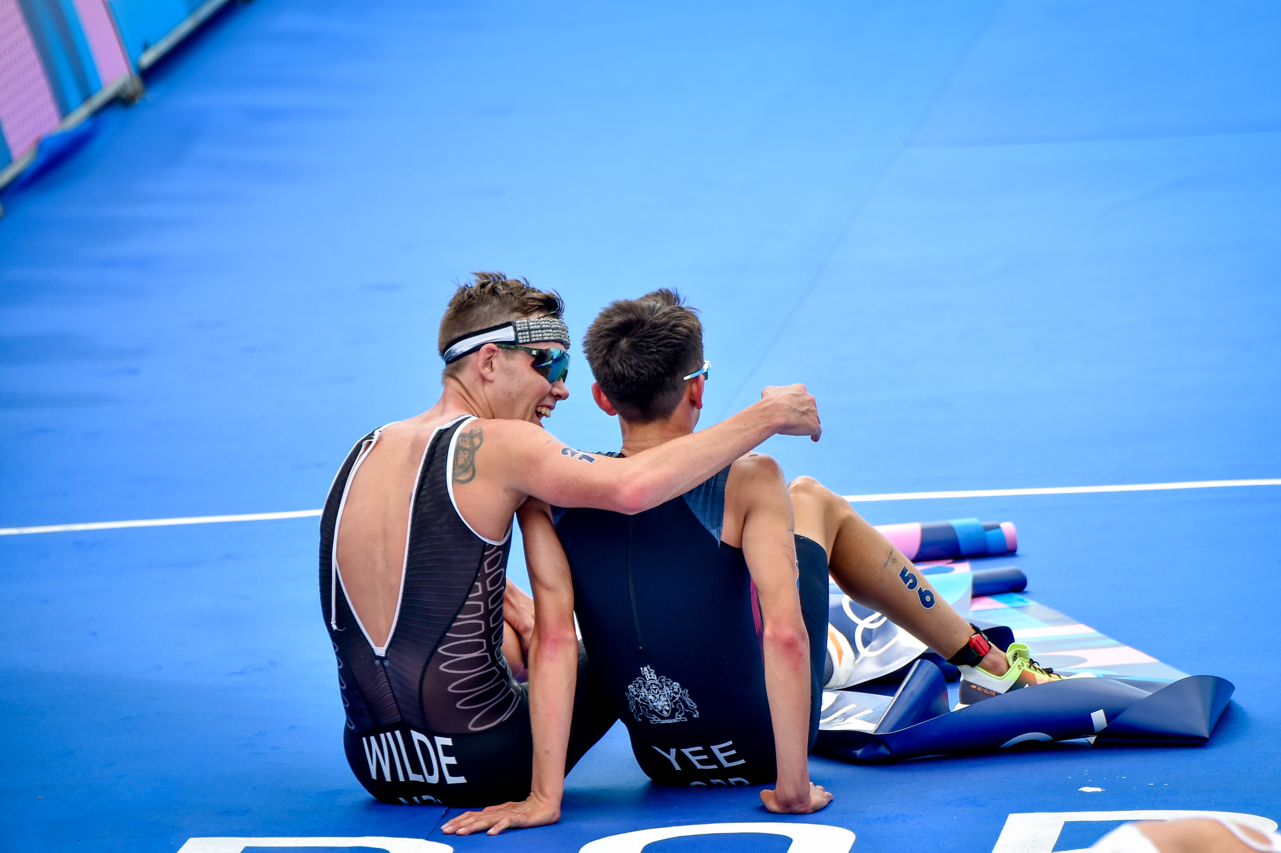 Yee and Wilde at finish